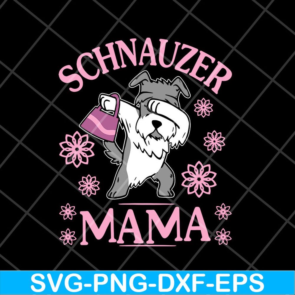 MTD26042102-Schnauzer mama svg, Mother's day svg, eps, png, dxf digital file MTD26042102.jpg