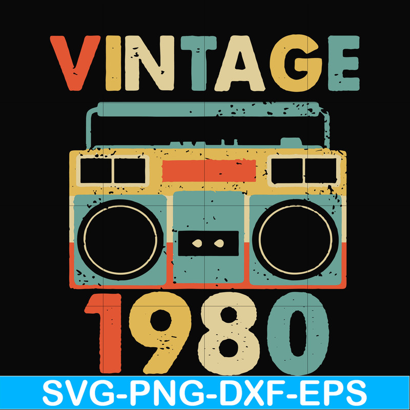NBD0022-Vintage November 1980 svg, png, dxf, eps digital file NBD0022.jpg