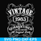 NBD0110-Vintage 1983 age in quarantined limited edition svg, limited edition svg, 1983 birthday svg, png, dxf, eps digital file NBD0110.jpg