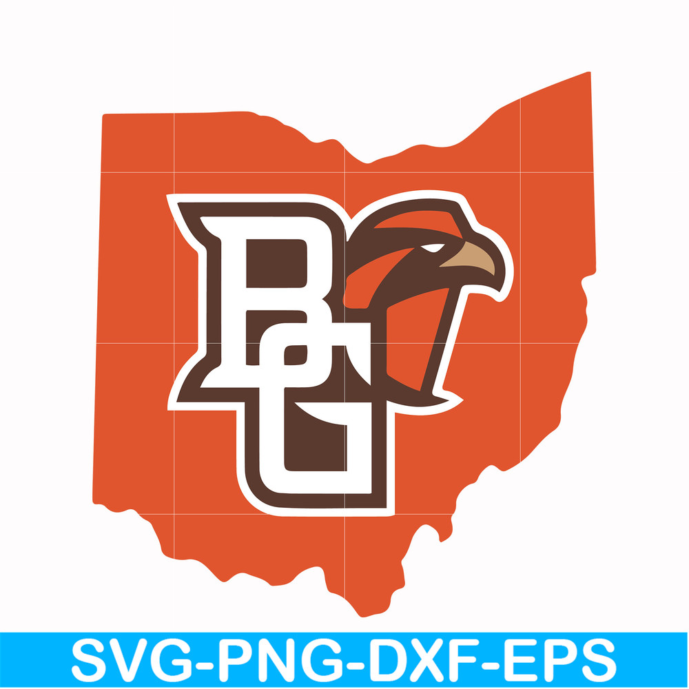 NCAA0000230-Bowling Green Falcons svg, png, dxf, eps file NCAA0000230.jpg