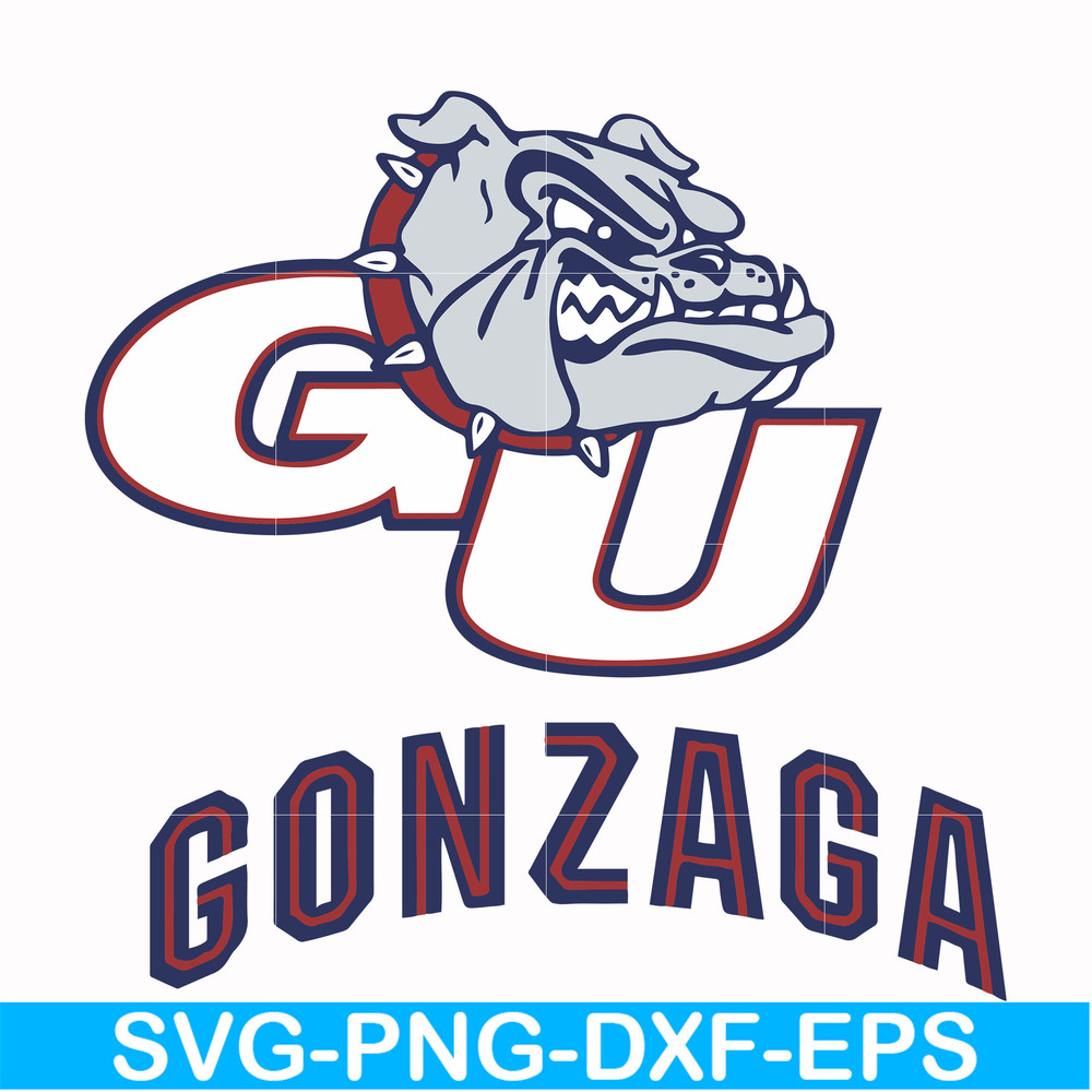 NCAA0000255-Gonzaga Bulldogs svg, png, dxf, eps file NCAA0000255.jpg