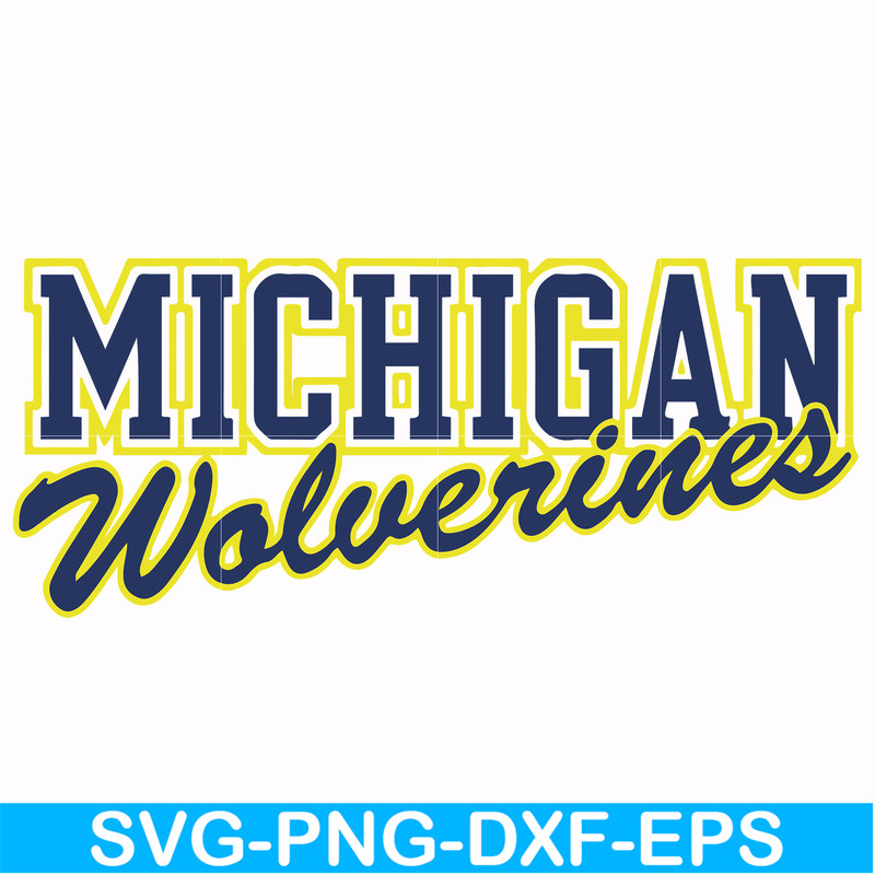 NCAA0000270-Michigan Wolverines Set svg, png, dxf, eps file NCAA0000270.jpg