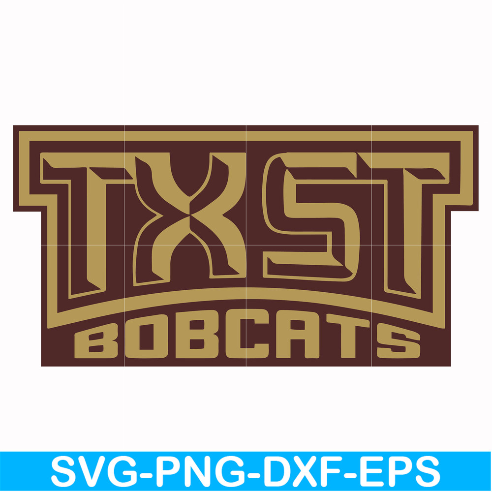 NCAA0000284-Texas State Bobcats svg, png, dxf, eps file NCAA0000284.jpg