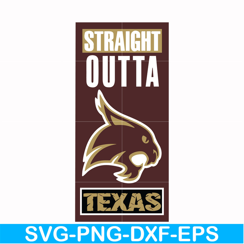 NCAA0000286-Texas State Bobcats svg, png, dxf, eps file NCAA0000286.jpg