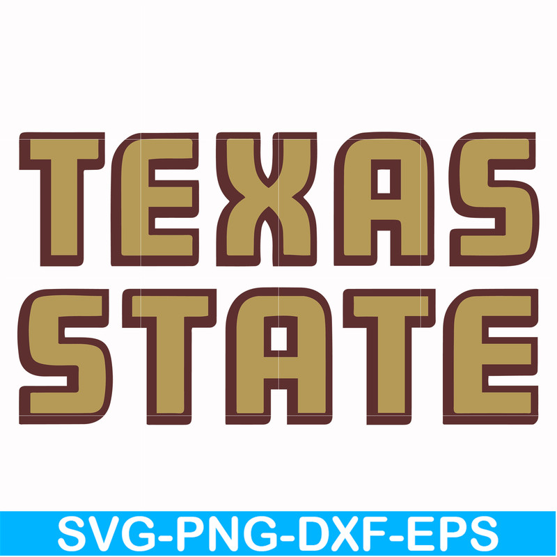 NCAA0000289-Texas State Bobcats svg, png, dxf, eps file NCAA0000289.jpg