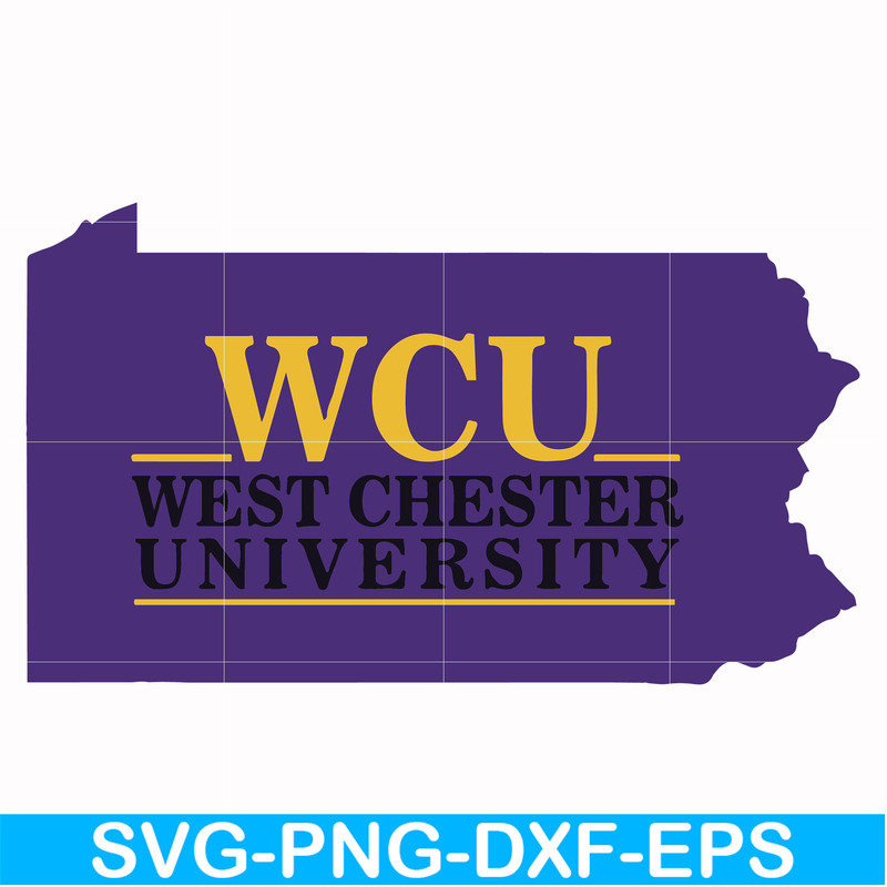 NCAA0000343-West Chester University svg, png, dxf, eps file NCAA0000343.jpg