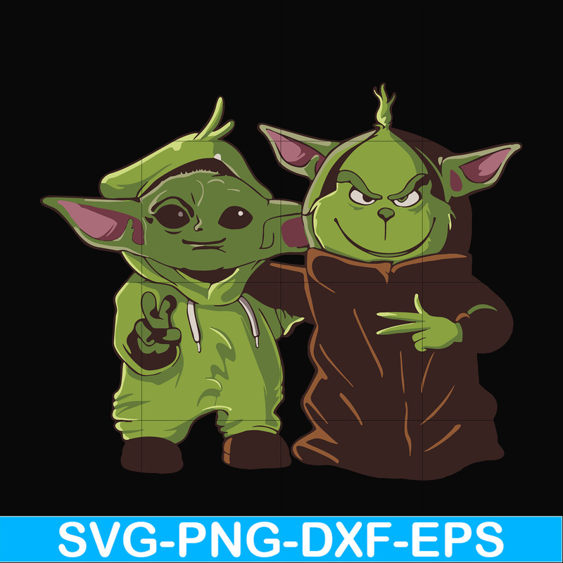 NCRM0013-Grinch with the child baby yoda svg, png, dxf, eps digital file NCRM0013.jpg