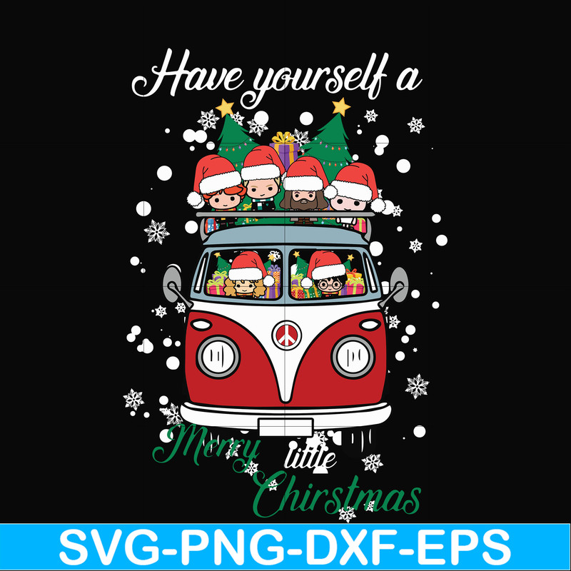 NCRM0143-Have yourself a merry little christmas svg, harry potter svg, png, dxf, eps digital file NCRM0143.jpg