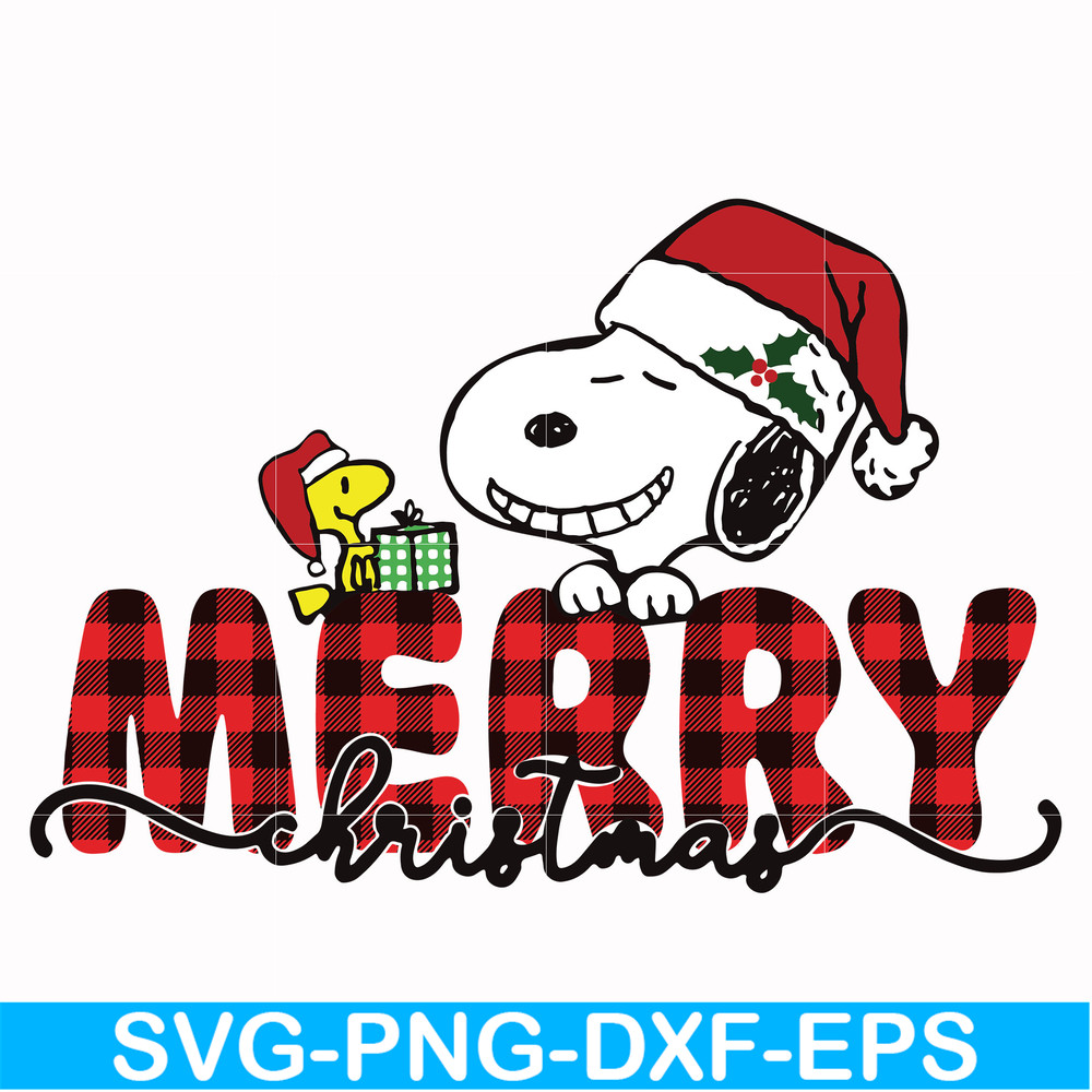 NCRM14072020-Snoopy merry christmas svg, png, dxf, eps digital file NCRM14072020.jpg