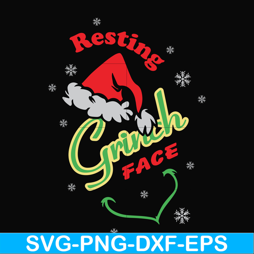 NCRM16072012-Resting grinch face svg, christmas svg, png, dxf, eps digital file NCRM16072012.jpg