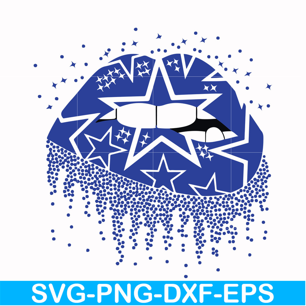 NFL0000115-Cowboys lips, svg, png, dxf, eps file NFL0000115.jpg