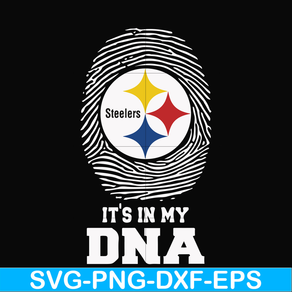 NFL0000176-Steelers it's in my DNA, svg, png, dxf, eps file NFL0000176.jpg