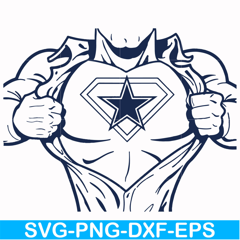 NFL0000192-Cowboys superman, svg, png, dxf, eps file NFL0000192.jpg