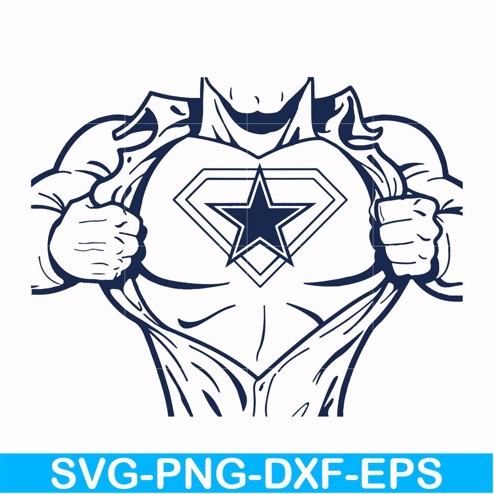 NFL000088-Superman Cowboys, svg, png, dxf, eps file NFL000088.jpg