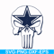 NFL000089-Skull Cowboys, svg, png, dxf, eps file NFL000089.jpg