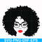 OTH0001-Afro puff svg, woman with glasses svg, png, dxf, eps file OTH0001.jpg