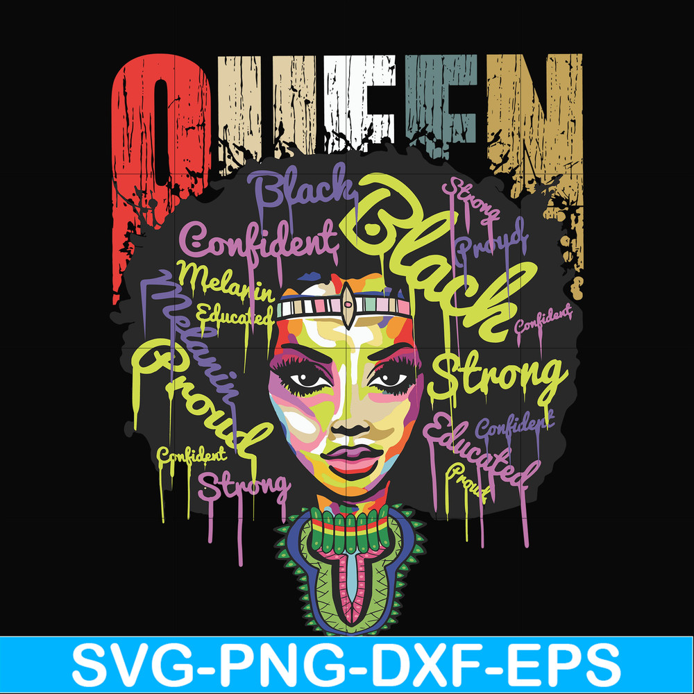 OTH0003-Queen African American Calendars 2020 Work or School Gift for Black Women 2020 Calendar Daily Weekly Monthly Planner Organizer svg, png, dxf, eps digita