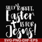 FN00050-Silly rabbit Easter is for Jesus svg, png, dxf, eps file FN00050.jpg