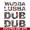 FN000764-Wubba lubba dub dub svg, png, dxf, eps file FN000764.jpg