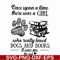 FN000967-Once upon a time there was a girl who really loved dogs and books it was me svg, png, dxf, eps file FN000967.jpg