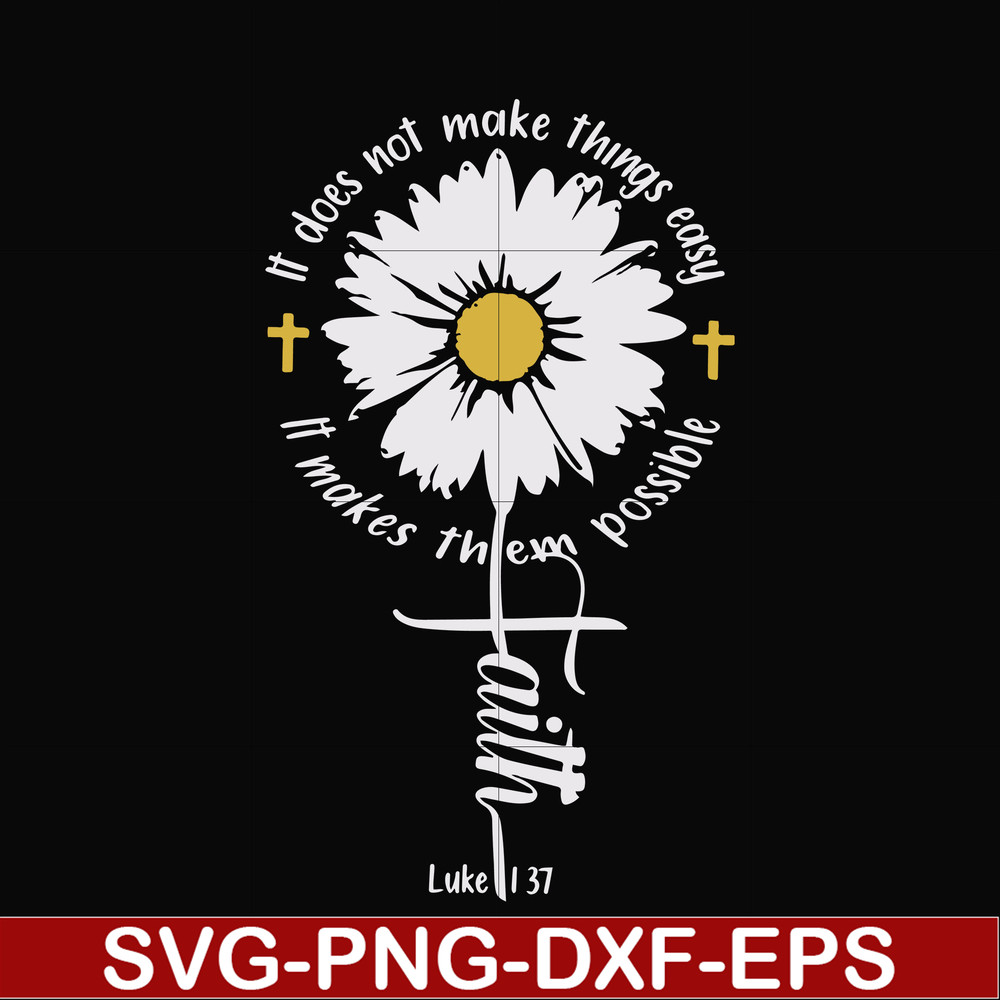 FN000990-It does not make things easy it makes them possible svg, png, dxf, eps file FN000990.jpg