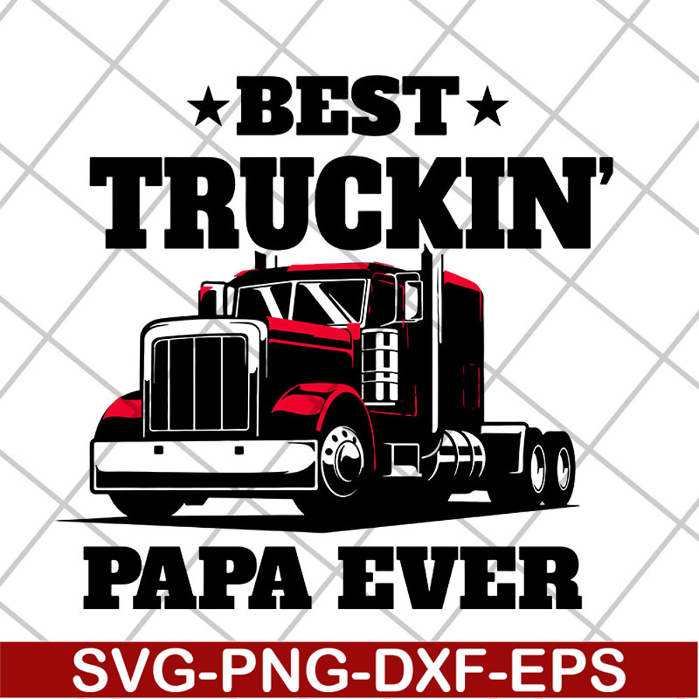 FTD04052106-Best truckin papa ever svg, Fathers day svg, png, dxf, eps digital file FTD04052106.jpg