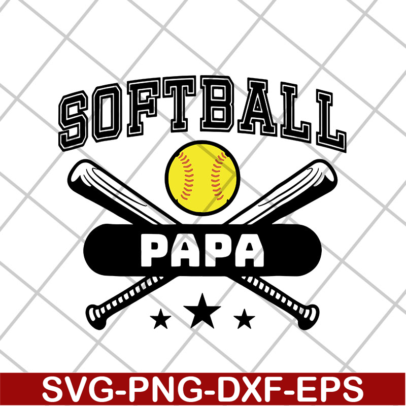 FTD06052135-softball papa svg, png, dxf, eps digital file FTD06052135.jpg