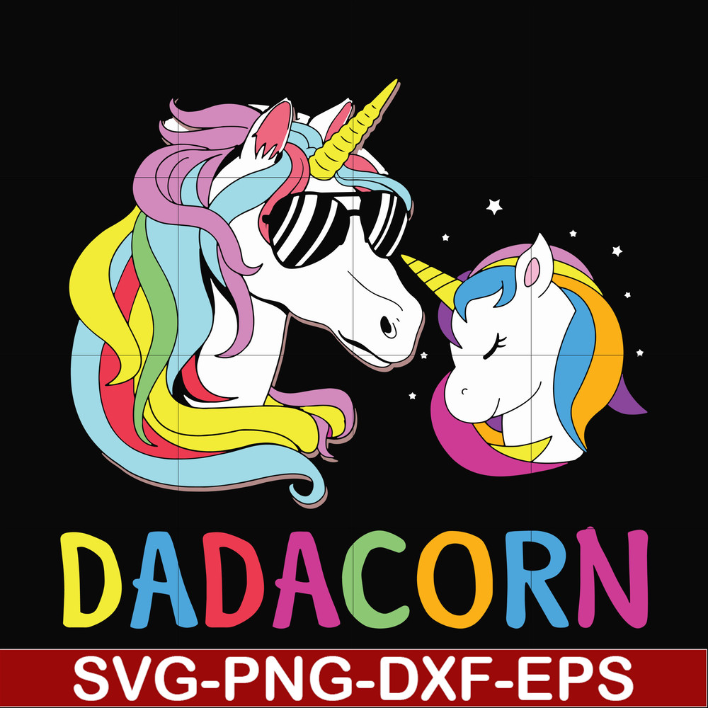 FTD123-Dadacorn svg, png, dxf, eps, digital file FTD123.jpg