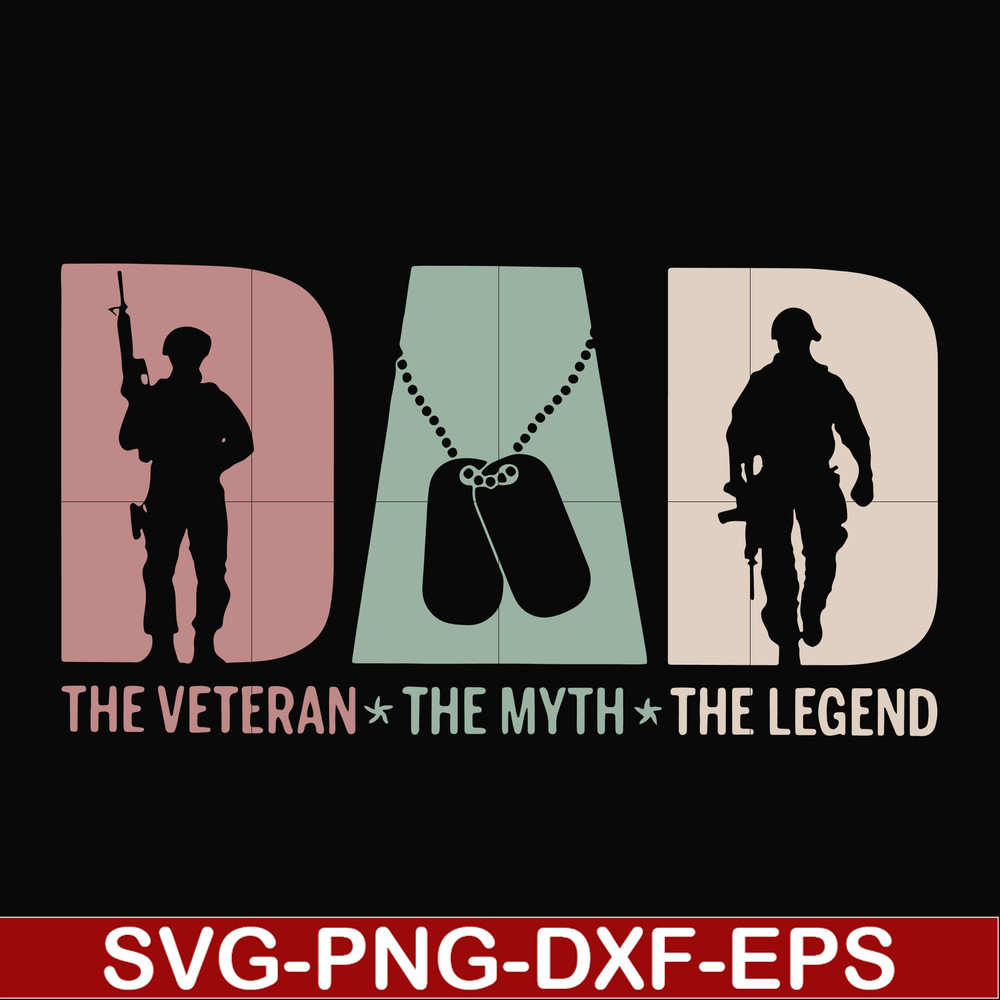 FTD28-The veteran the myth the legend svg, png, dxf, eps, digital file FTD28.jpg