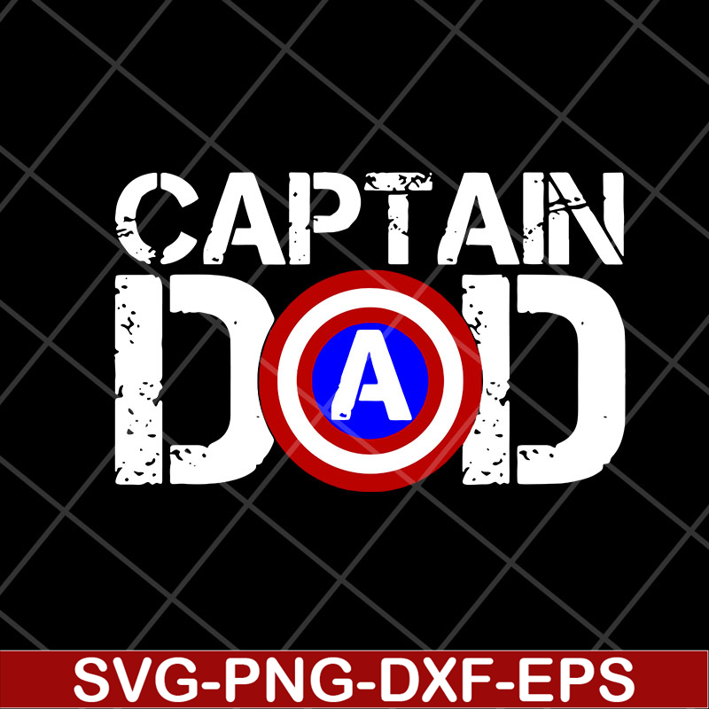 FTD28042112-Captain dad svg, Fathers day svg, png, dxf, eps digital file FTD28042112.jpg