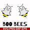 HLW0009-BOO BEES, halloween svg, png, dxf, eps digital file HLW0009.jpg