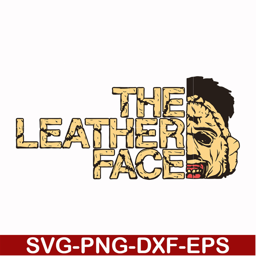 HLW0172-The leather face svg, png, dxf, eps digital file HLW0172.jpg