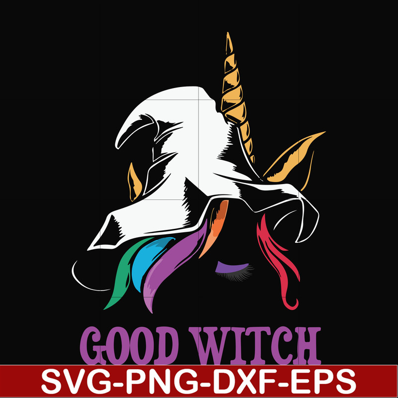 HLW1707208-Halloween Trick or Treat Unicorn Good Witch svg, png, dxf, eps digital file HLW1707208.jpg