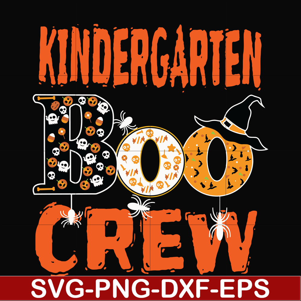 HLW2007208-Kindergarten boo crew svg, halloween svg, png, dxf, eps digital file HLW2007208.jpg