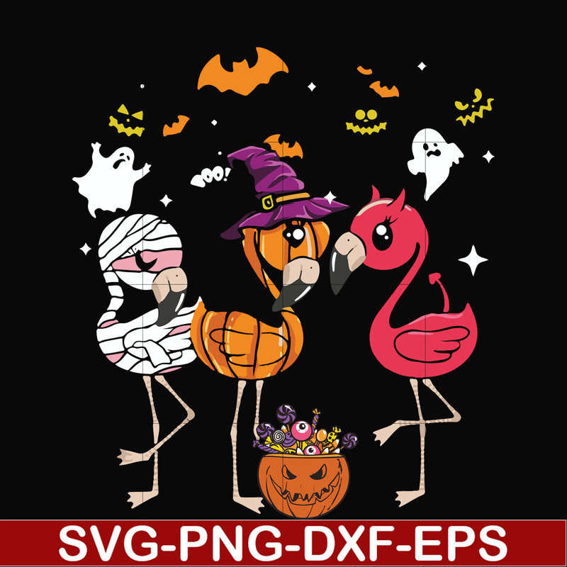HLW21072013-Flamingo halloween svg, png, dxf, eps digital file HLW2107213.jpg