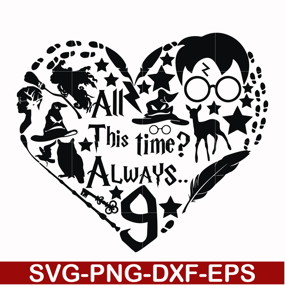 HRPT00035-All this time always svg, png, dxf, eps file HRPT00035.jpg