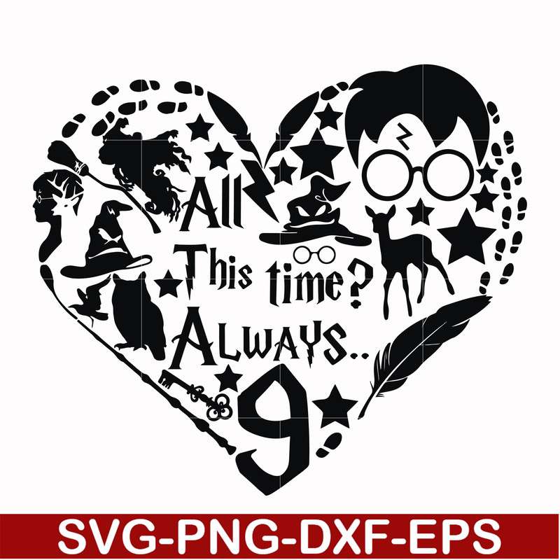 HRPT00035-All this time always svg, png, dxf, eps file HRPT00035.jpg