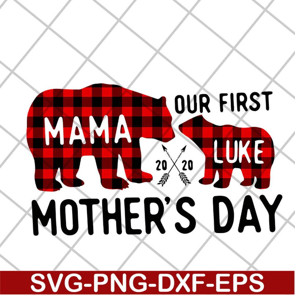 MTD04042113-Mama our first svg, Mother's day svg, eps, png, dxf digital file MTD04042113.jpg