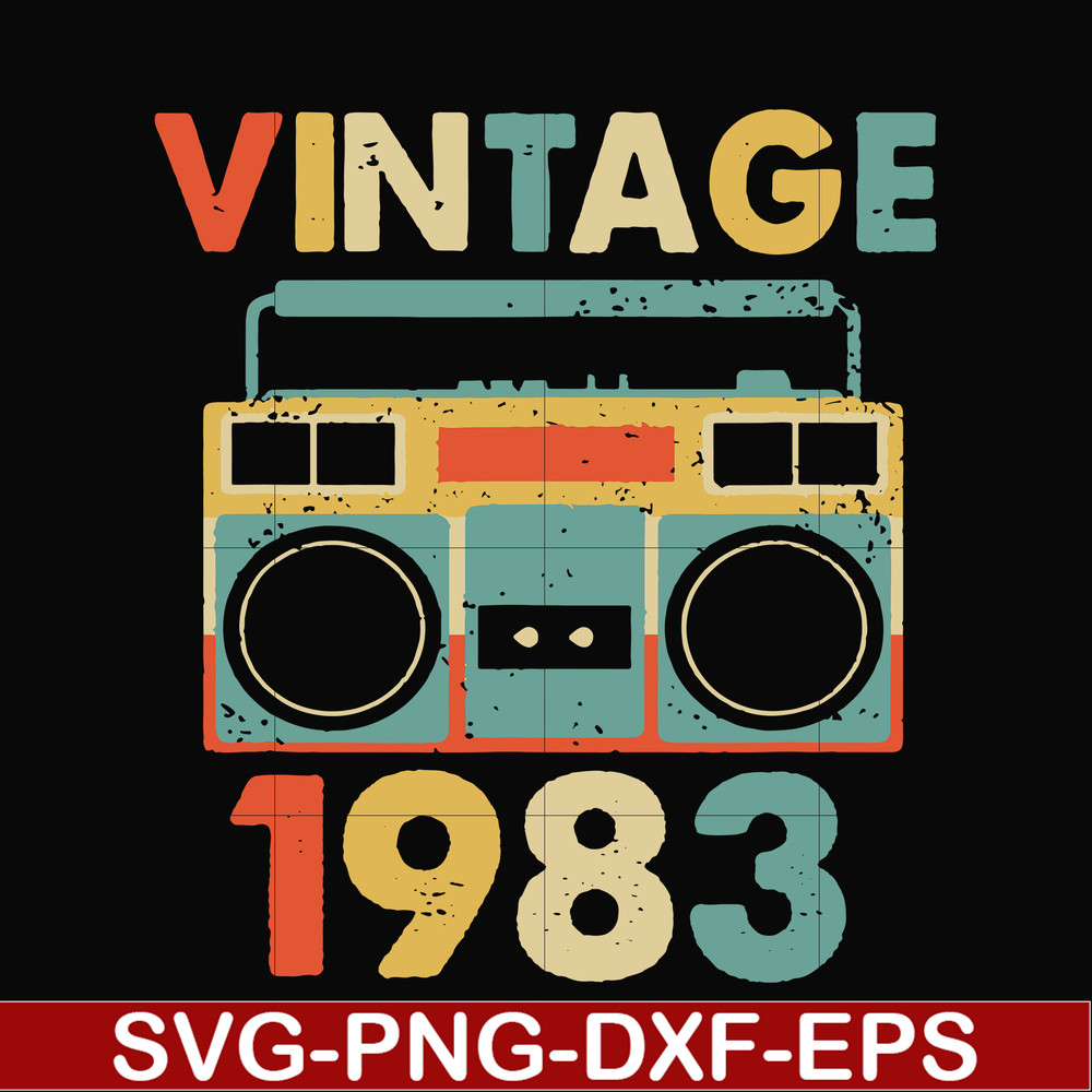 NBD0025-Vintage November 1983 svg, png, dxf, eps digital file NBD0025.jpg