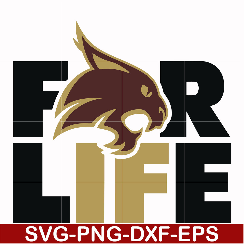 NCAA0000282-Texas State Bobcats svg, png, dxf, eps file NCAA0000282.jpg