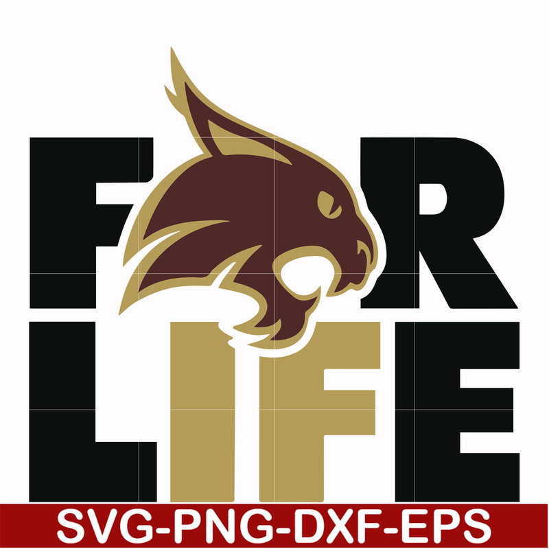 NCAA0000282-Texas State Bobcats svg, png, dxf, eps file NCAA0000282.jpg