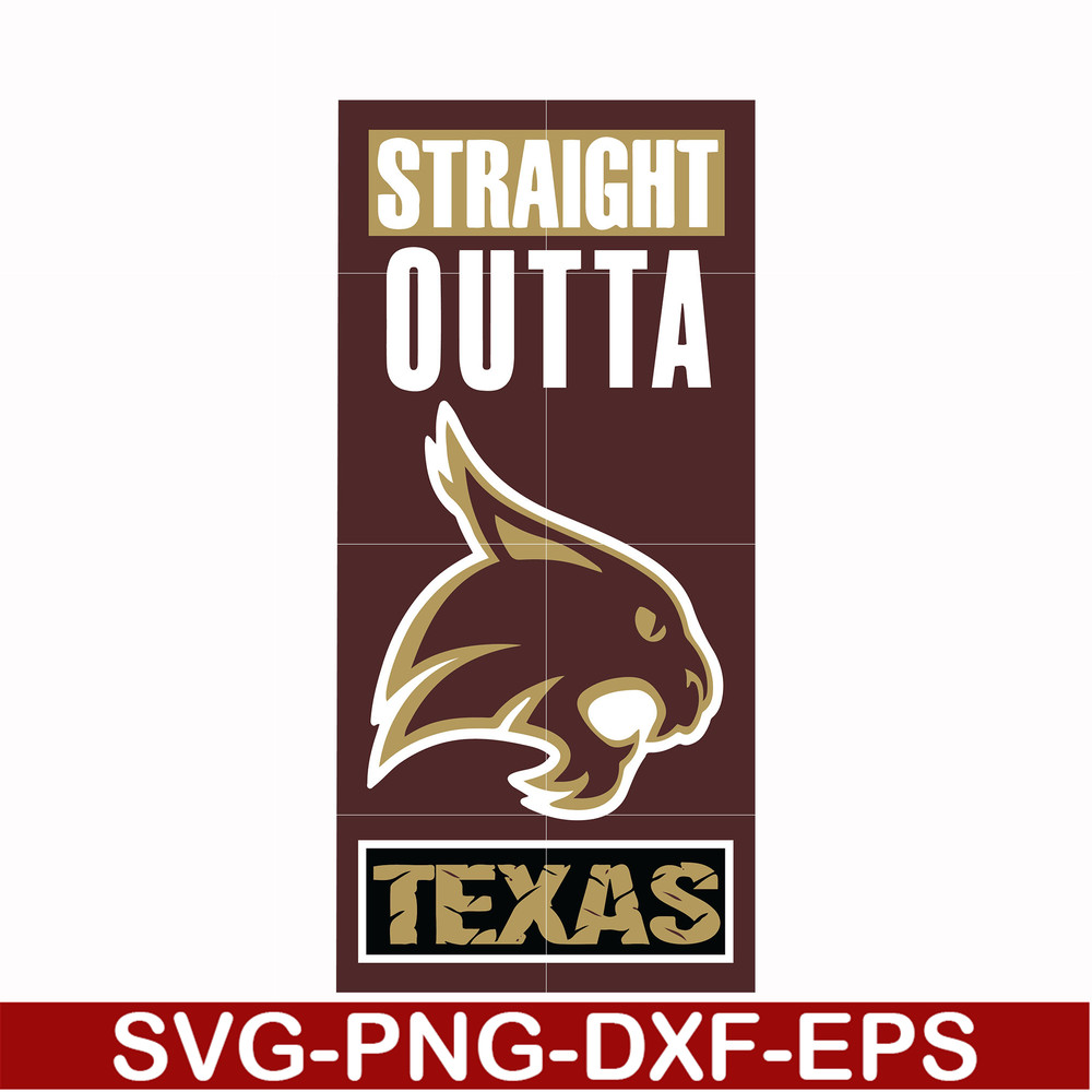 NCAA0000286-Texas State Bobcats svg, png, dxf, eps file NCAA0000286.jpg