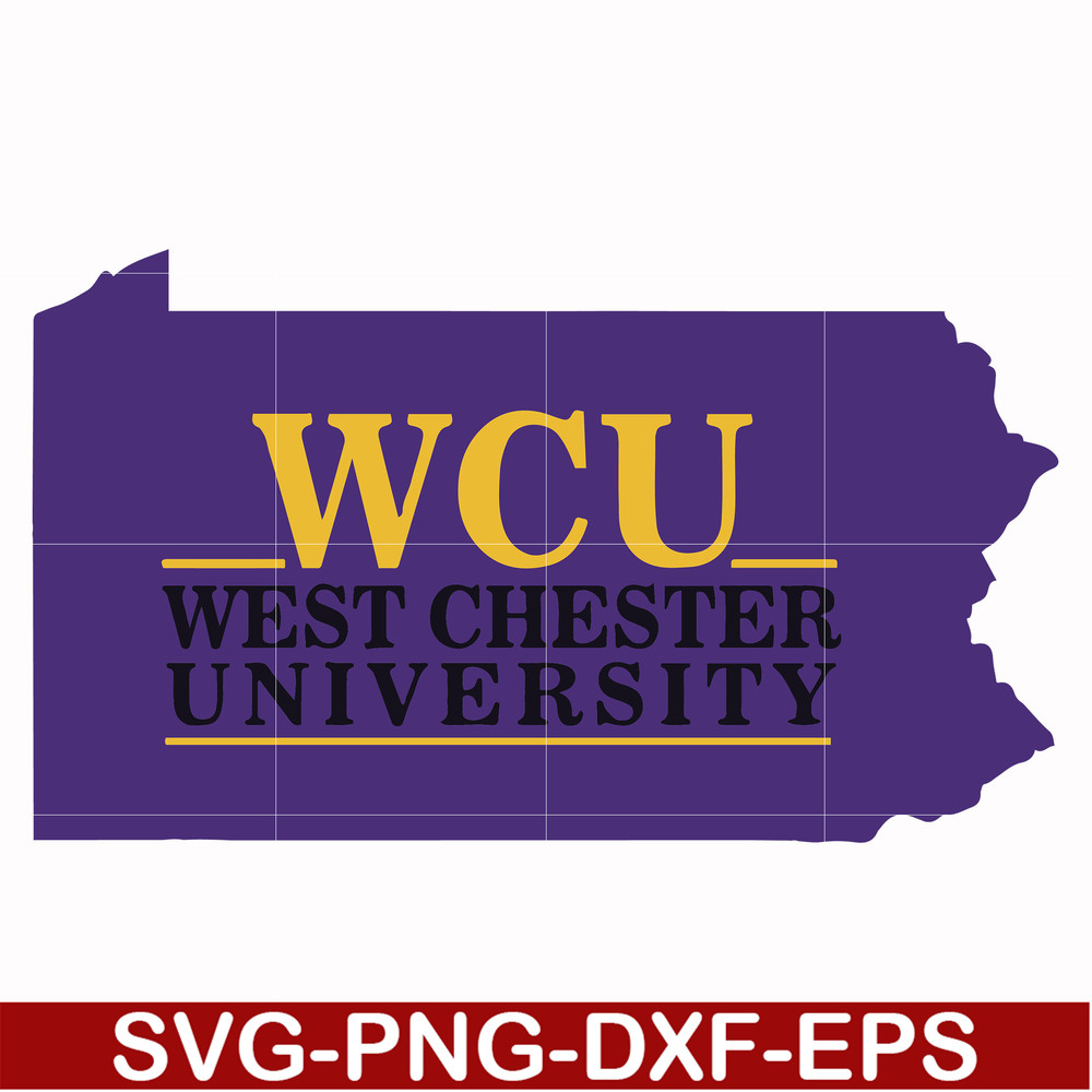 NCAA0000343-West Chester University svg, png, dxf, eps file NCAA0000343.jpg