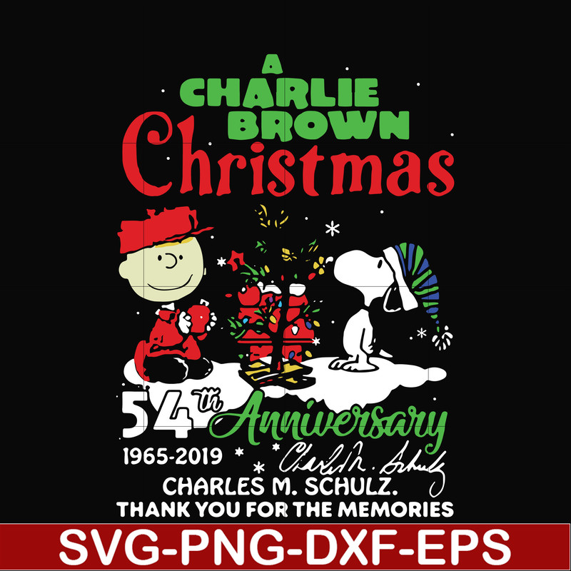 NCRM0009-A charlie brown christmas anniversary svg, christmas svg, png, dxf, eps digital file NCRM0009.jpg