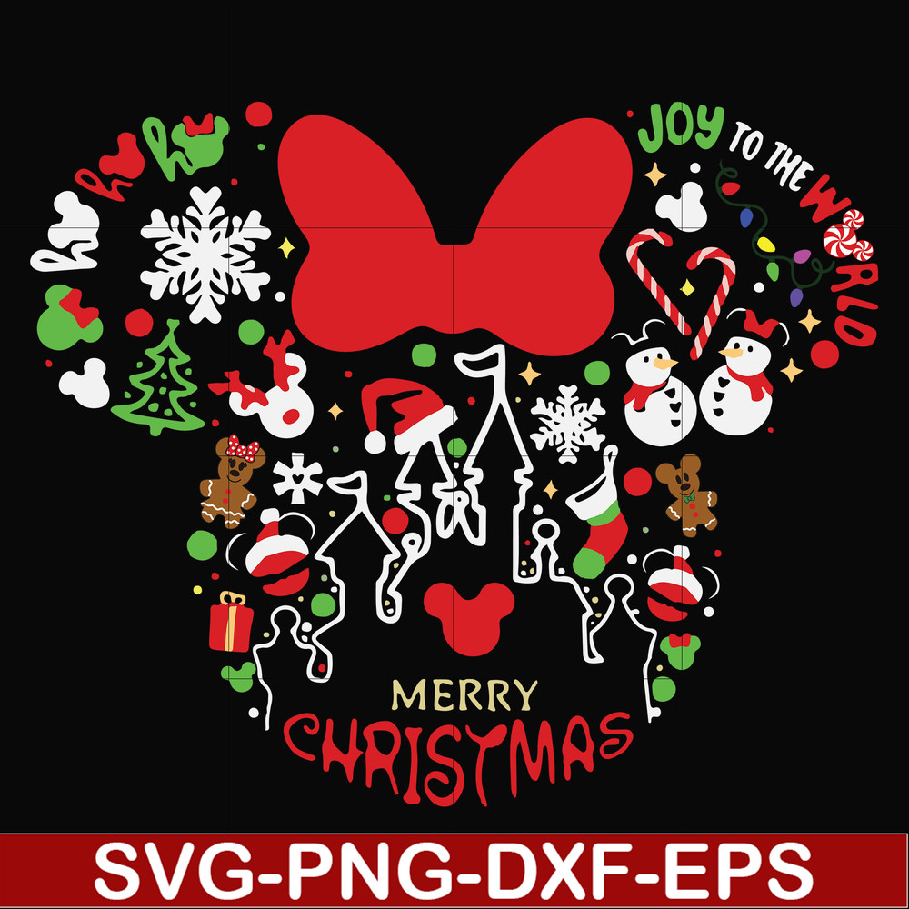 NCRM0096-Merry Christmas Disney Minnie mouse svg, png, dxf, eps digital file NCRM0096.jpg
