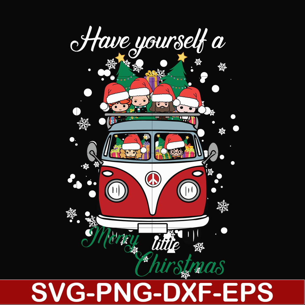 NCRM0143-Have yourself a merry little christmas svg, harry potter svg, png, dxf, eps digital file NCRM0143.jpg