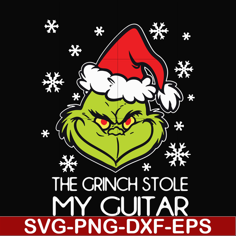 NCRM1307209-The grinch stole my guitar svg, png, dxf, eps digital file NCRM1307209.jpg