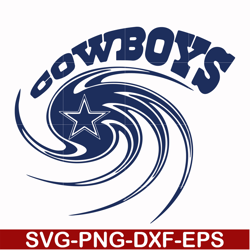 cowboys storm, svg, png, dxf, eps file nfl0000108