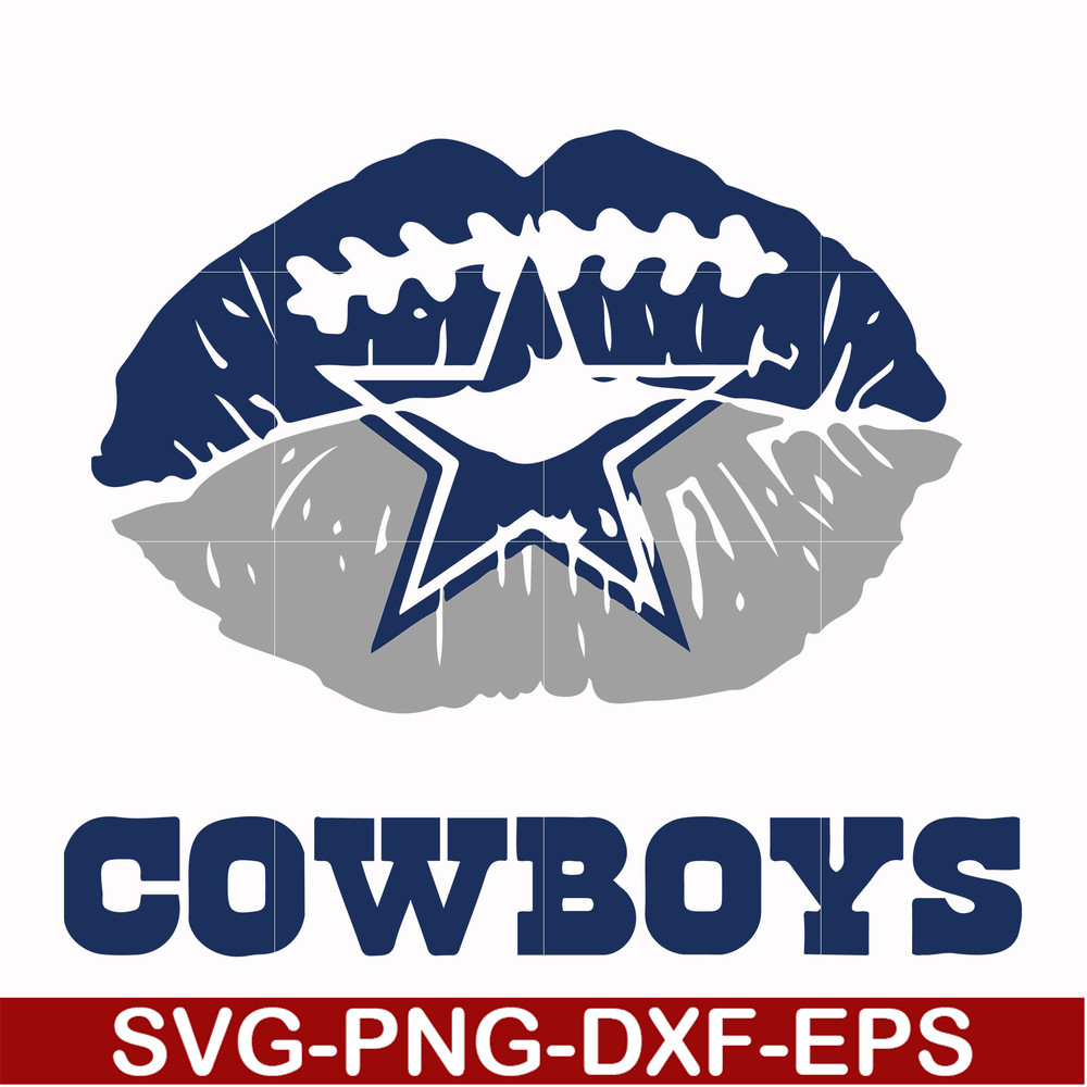 NFL0000112-Cowboys lips, svg, png, dxf, eps file NFL0000112.jpg