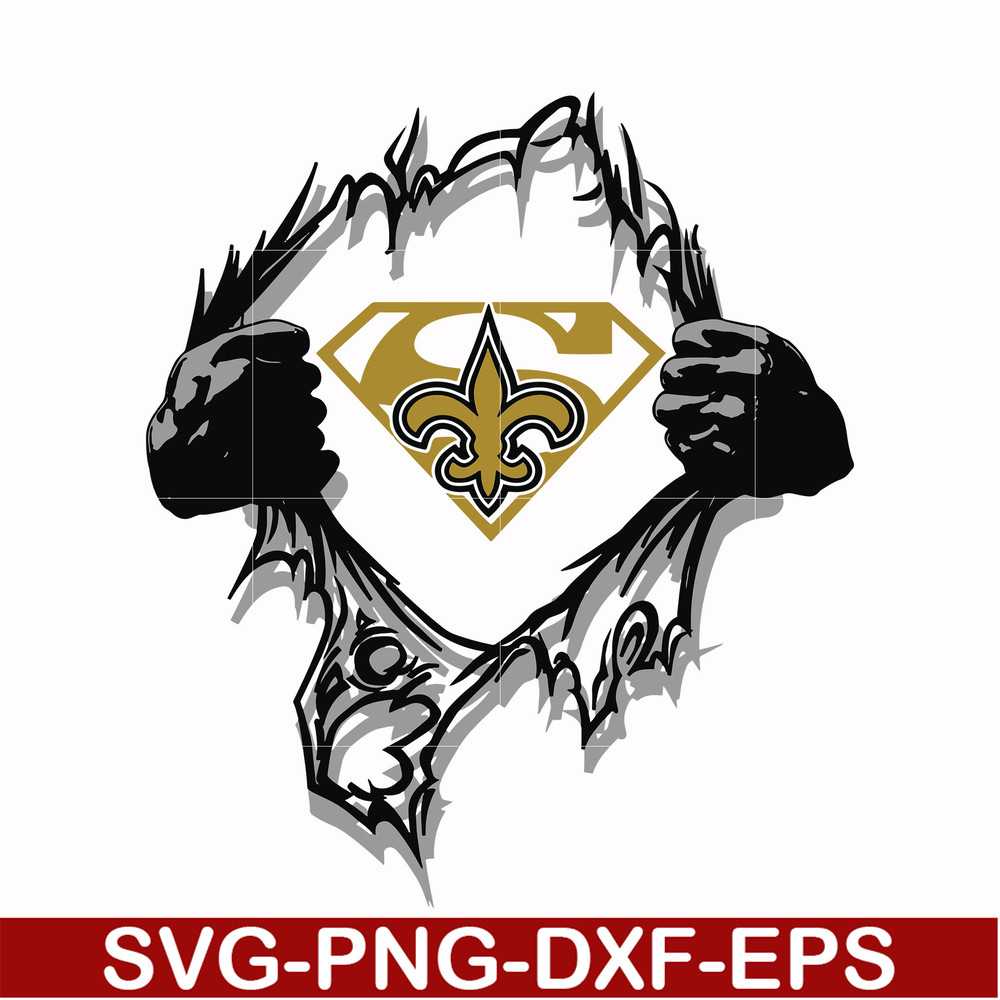 NFL000078-Saints superman, svg, png, dxf, eps file NFL000078.jpg